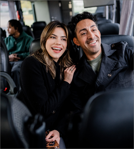 Friends in Gold Runner Bus